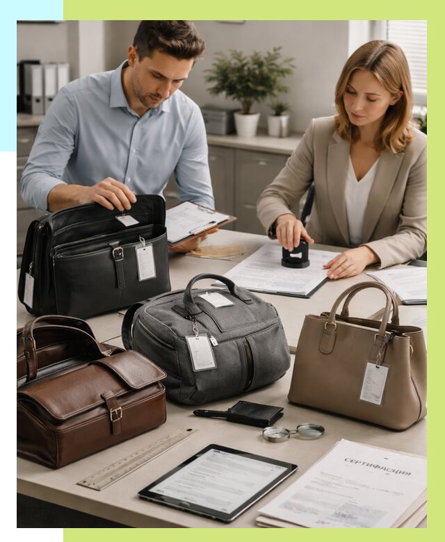 Сертификация сумок в Светлограде от 7619 руб. | Алешин-Свт