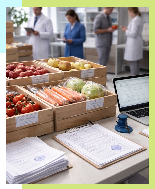 Сертификация овощей и фруктов в Светлограде от 8634 р. | Алешин-Свт