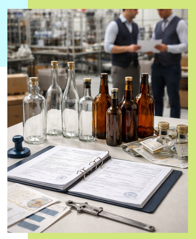 Сертификация стеклянных бутылок в Светлограде от 25395 р. | Алешин-Свт
