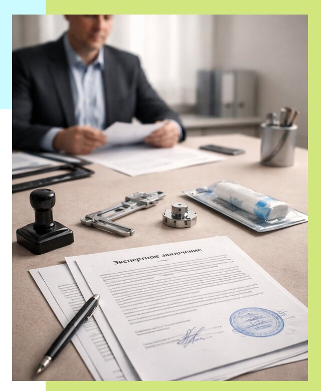 Экспертное заключение на продукцию в Светлограде от 8634 р. | Алешин-Свт