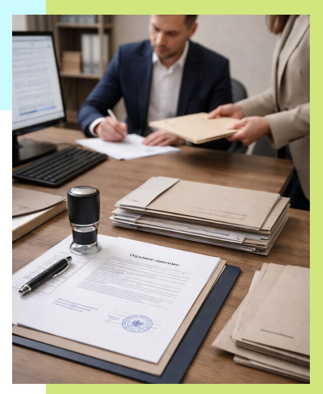 Отказное письмо для таможни в Светлограде от 3047 р, Алешин-Свт