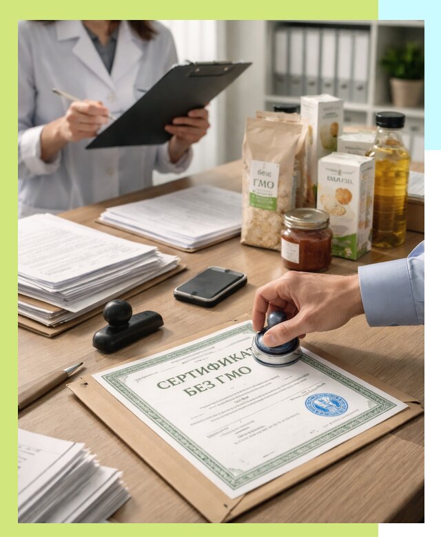 Получение сертификата Без ГМО для продукции в Светлограде